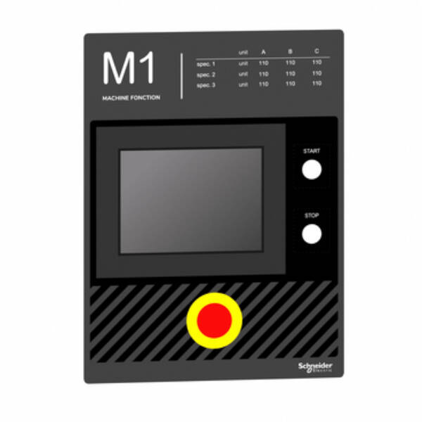 Harmony XB5,  Legend panel 300 x 400 template 1 - Schneider Electric - ZBYLEG304001