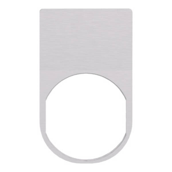 Harmony XB5, Legend plate 30 x 50 mm, metal - Schneider Electric - ZBYM6101