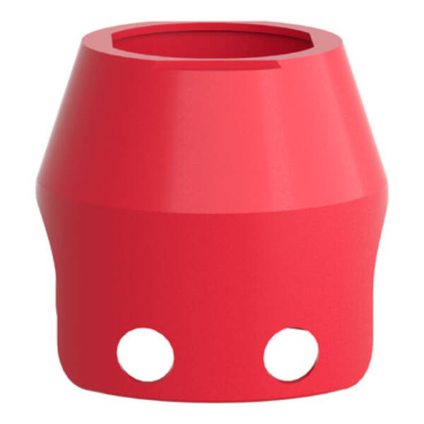 red metal padlockable guard for Ø40 mushroom head - Schneider Electric - ZBZ1604