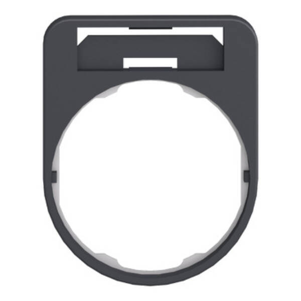 Harmony XB5, Legend holder 40 x 50 mm for flush mounted heads, plastic, without legend - Schneider Electric - ZBZF32