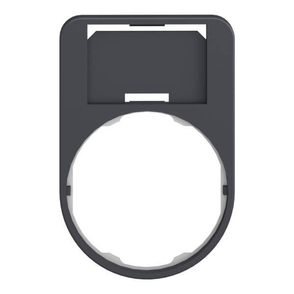 Harmony XB5, Legend holder 40 x 60 mm for flush mounted heads, plastic, without legend - Schneider Electric - ZBZF33