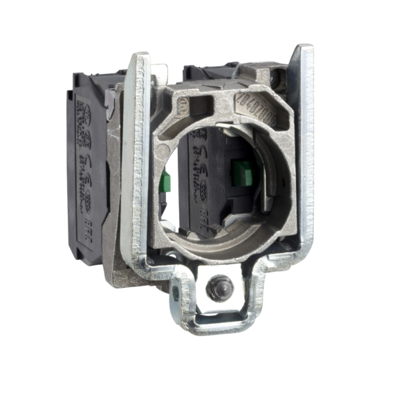 contact block with body/fixing collar for 2-direction joystick controller - Schneider Electric - ZD4PA103