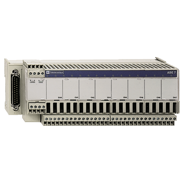 connection sub-base ABE7 - for distribution of 8 analog input channels - Telemecanique - ABE7CPA31E