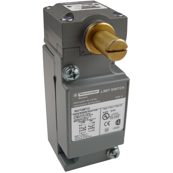 9007C limit switch - 2 NO/NC neutral - rotary head - CW+CCW - standard - Telemecanique Sensors - 9007C68T10M11