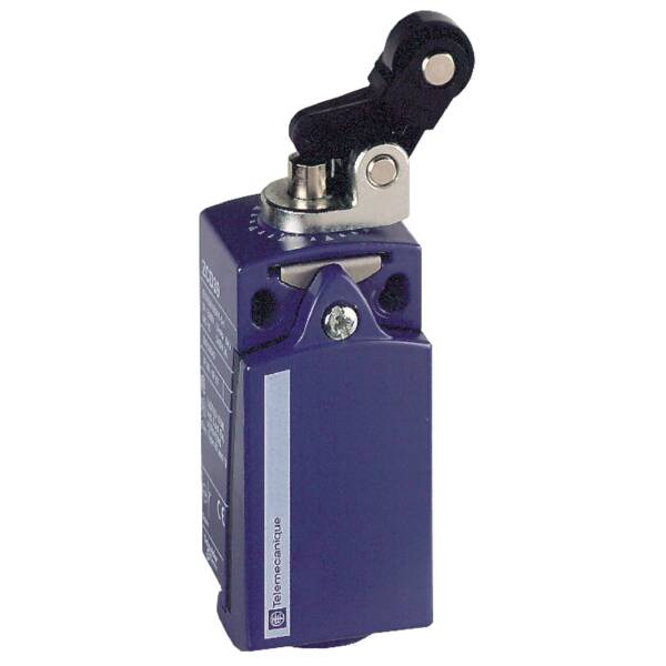 limit switch XCKD - th.plastic roller lever plung. Ver - 1NC+1NO - snap - M16 - Telemecanique Sensors - XCKD2127P16