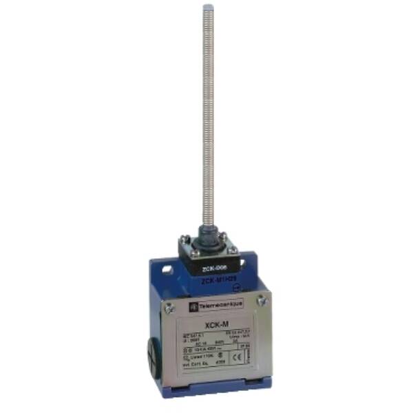 limit switch XCKM - spring rod lever - 1NC+1NO - snap action - Pg11 - Telemecanique Sensors - XCKM108