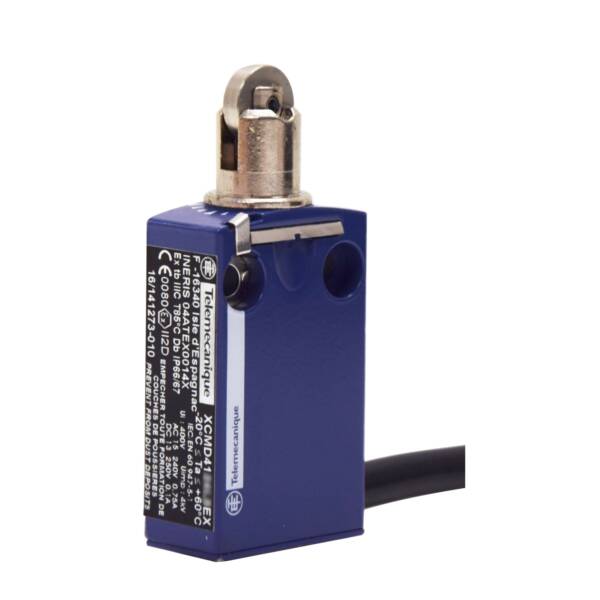 limit switch XCMD - roller plunger - 2NC + 2NO - ATEX/IECEx - Telemecanique Sensors - XCMD4102L5EX