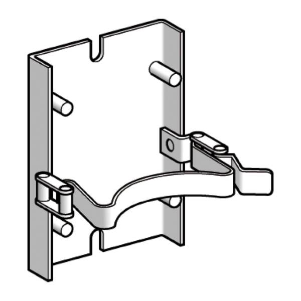 Limit switches XC Standard, quick fixing release bracket, quick fixing release bracket, for XCRA,B, E, F - Telemecanique Sensors - XCRZ09