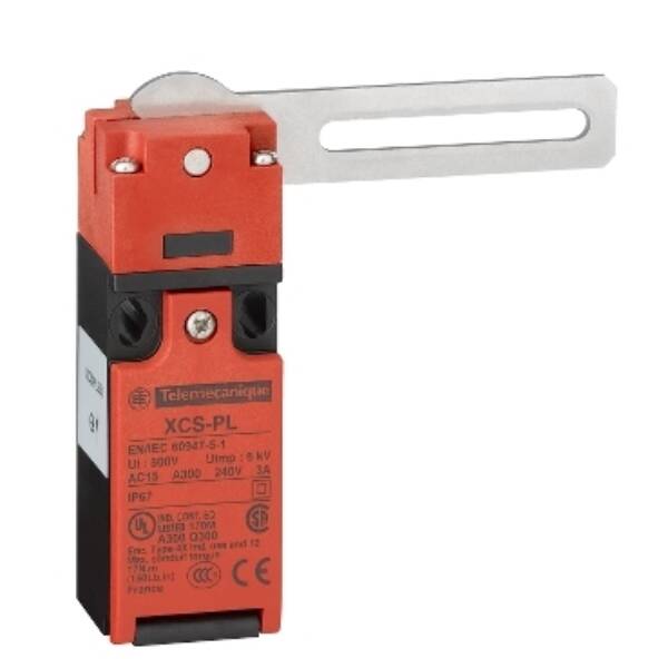 safety switch XCSPL - straight lever - to right or to left - 2NC -Pg11 - Telemecanique Sensors - XCSPL761