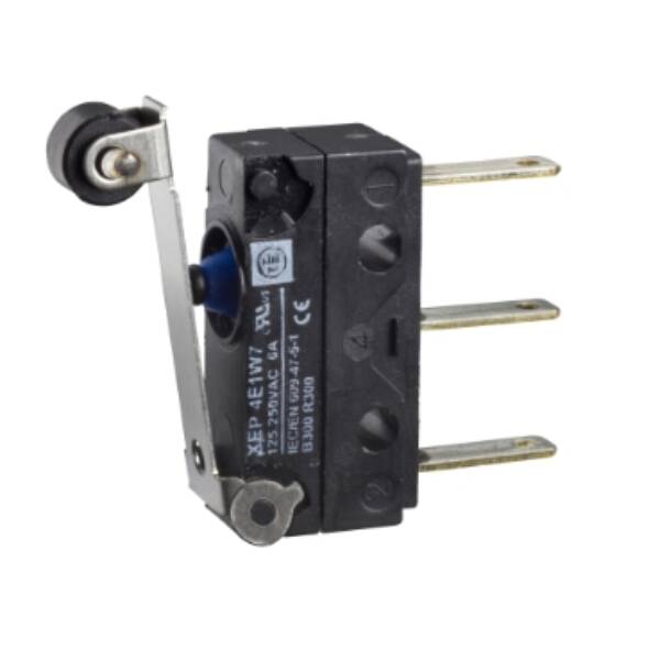 miniature limit switch - flat lever - cable length 0.5 m - Telemecanique Sensors - XEP4E1FDA326