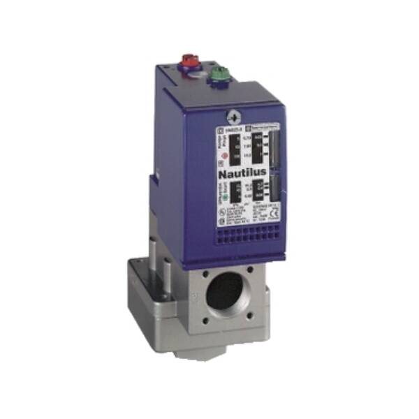 pressure switch XMLC 4 bar - adjustable scale 2 thresholds - 2 C/O - Telemecanique Sensors - XMLC004B2S12