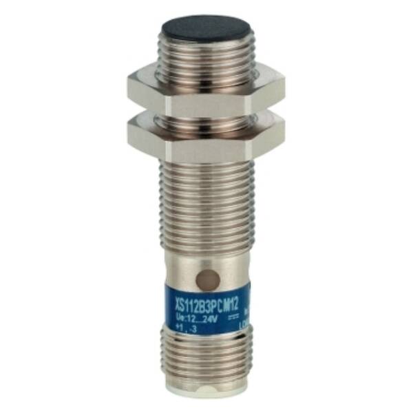 inductive sensor XS1 M12 - L50mm - brass - Sn4mm - 12..24VDC - M12 - Telemecanique Sensors - XS112B3NAM12