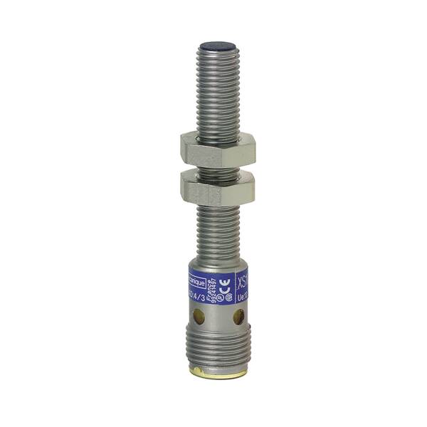 inductive sensor XS1 M8 - L61mm - stainless - Sn1mm - 24..240VAC/DC - 1/2" - Telemecanique Sensors - XS1M08MA230K