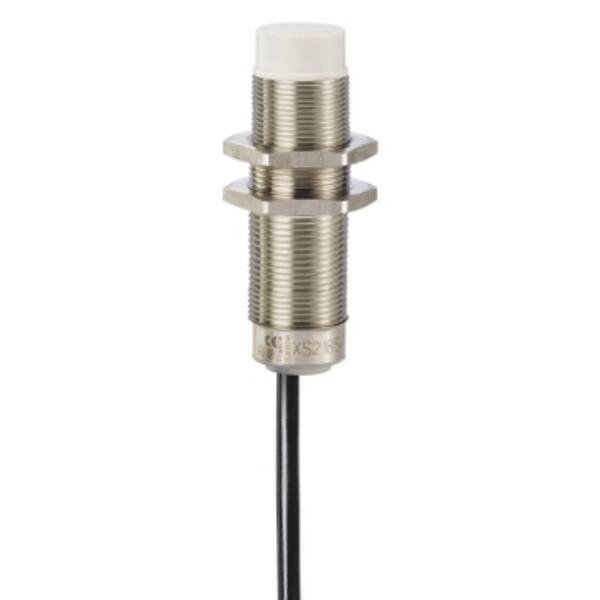 inductive sensor XS2 M18 - L60mm - stainless - Sn12mm - 24..240VAC/DC - L10m - Telemecanique Sensors - XS218SAMAL10