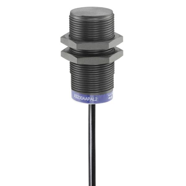 inductive sensor XS2 M30 - L60mm - PPS - Sn22mm - 12..48VDC - cable 2m - Telemecanique Sensors - XS230AANAL2