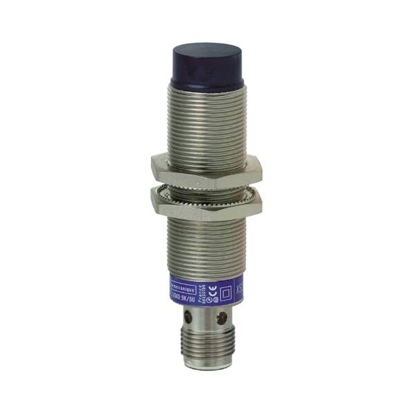 inductive sensor XS2 M18 - L72mm - brass - Sn8mm - 24..240VAC/DC - 1/2" - Telemecanique Sensors - XS2M18MA250K