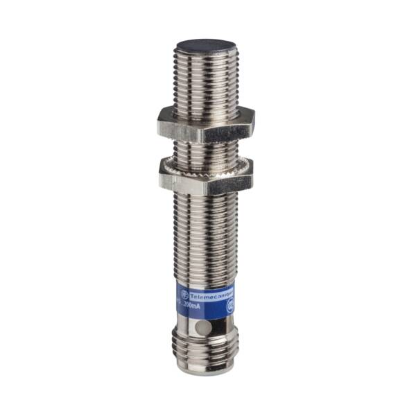 inductive sensor XS6 M12 - L50mm - brass - Sn4mm - 12..24VDC - M12 - Telemecanique Sensors - XS612B3DAM12