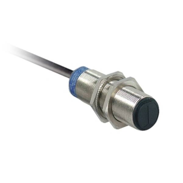 photo-electric sensor - XU2 - thru beam - Sn 15m - 24..240VAC/DC - cable 2m - Telemecanique Sensors - XU2M18MA230