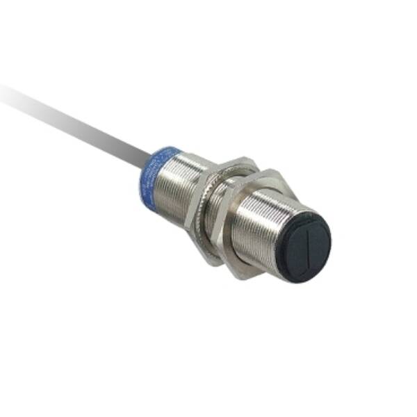 photo-electric sensor - XU5 - diffuse - Sn 0.10m - 12..24VDC - cable 2m - Telemecanique Sensors - XU5N18PP341