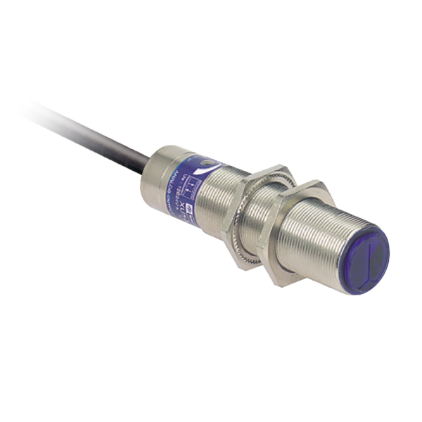 photo-electric sensor - XU8 - BGS - Sn 0.12m - 24..240VAC/DC - cable 2m - Telemecanique Sensors - XU8M18MB230