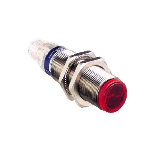 photoelectric sensor - transparent material - Sn 0..0.8 mm - NO or NC - M12 - Telemecanique Sensors - XUBT1PSNM12