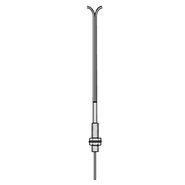 plastic fibre optic for sensor - diffuse - extended - 2m - Sn6mm - Telemecanique Sensors - XUFN04331