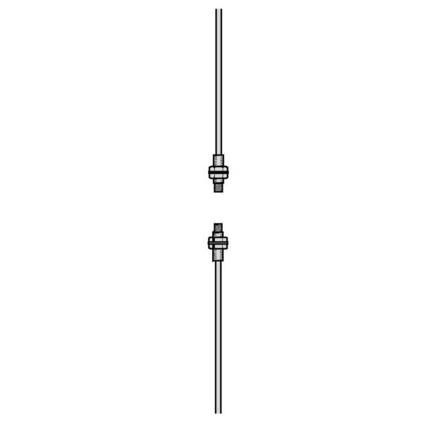 plastic fibre optic for sensor - thru-beam - positioning - std. - 2m - Sn50mm - Telemecanique Sensors - XUFN35301