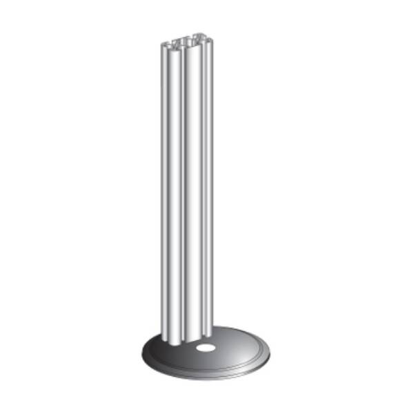 Column without mirror 1200 mm for safety light curtains - Hp = 1210 mm - Telemecanique Sensors - XUSZSS125