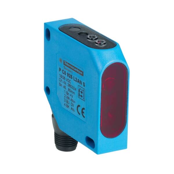 photo-electric sensor - XUY - diffuse - analog laser - Sn 60mm - 12..24VDC - M12 - Telemecanique Sensors - XUYPCO925L1ANSP