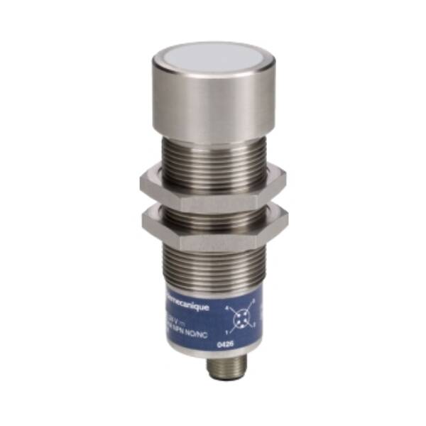 ultrasonic sensor - M30 stainless steel - diffuse - Sn 1m - 1NO+1NC - M12 - Telemecanique Sensors - XX630S1NCM12