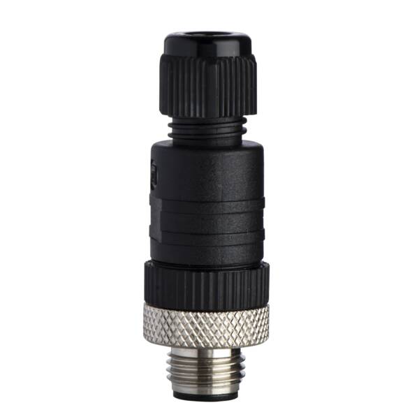 male, 1/2 20UNF, 3-pin, straight connector - cable gland Pg 7 - Telemecanique Sensors - XZCC20MDM30B