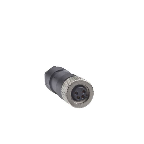 female, M8, 3-pin, elbowed connector - cable gland M9.5 x 1 - Telemecanique Sensors - XZCC8FCM30S