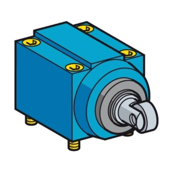 limit switch head ZC2J - side steel roller plunger vertical - +120 °C - Telemecanique Sensors - ZC2JE655