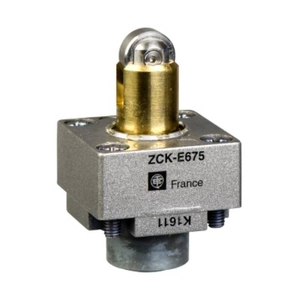 limit switch head ZCKE - steel roller plunger reinforced - +120 °C - Telemecanique Sensors - ZCKE675