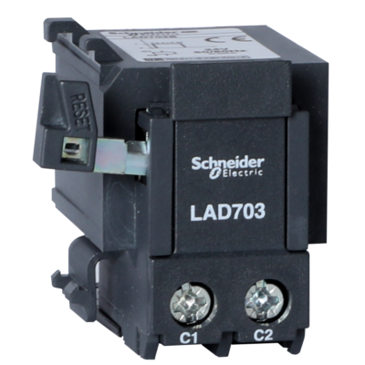 TeSys D thermal overload relays - remote electrical stop - 24 V DC/AC - Schneider Electric - LAD703B