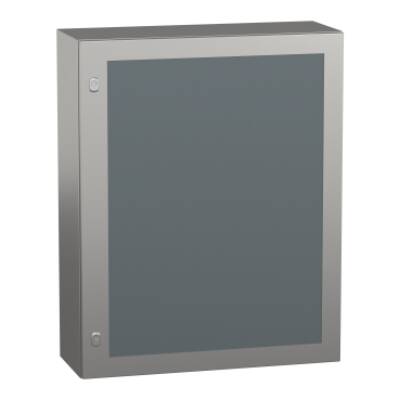 SPACIAL S3X stainless 304L, Scotch Brite® finish, H1000xW800xD300 mm. - Schneider Electric - NSYS3X10830T