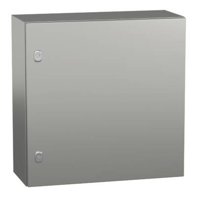 SPACIAL S3X stainless 316L, Scotch Brite® finish, H600xW600xD250 mm. - Schneider Electric - NSYS3X6625H