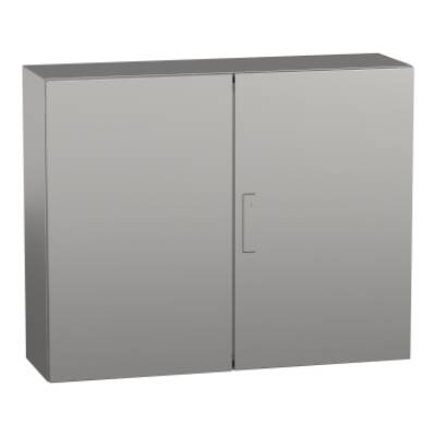 Spacial S3X - stainless steel 304L- Scotch Brite® finish - H800xW1000xD300 mm. - Schneider Electric - NSYS3X801030