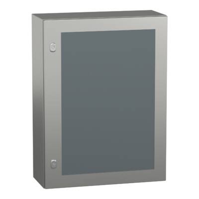 SPACIAL S3X stainless 304L, Scotch Brite® finish, H800xW600xD250 mm. - Schneider Electric - NSYS3X8625T