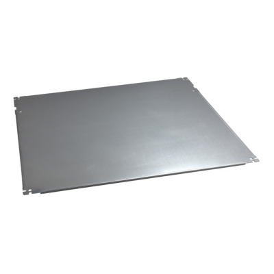 Plain mounting plate for control desk W800mm - H847xW700mm - Schneider Electric - NSYPMP8580