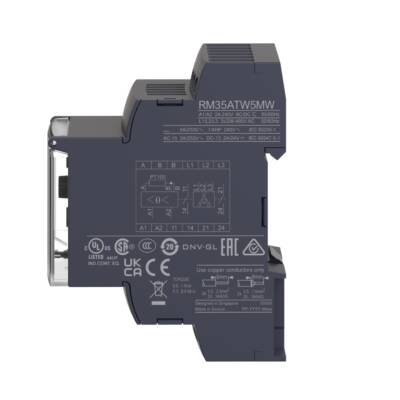 temperature control relay RM35-A - 24..240 V AC/DC - 2 NO - Schneider Electric - RM35ATW5MW