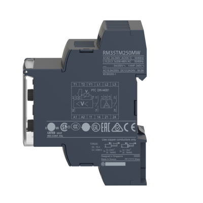 multifunction voltage control relay RM35-U - range 1..100 V - Schneider Electric - RM35UA12MW