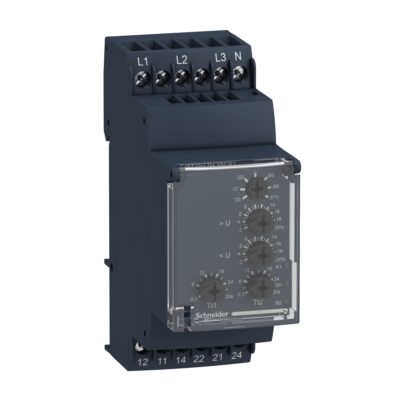 Modular 3-phase voltage control relay, 5 A, 2 CO, 120…277 V AC - Schneider Electric - RM35UB3N30