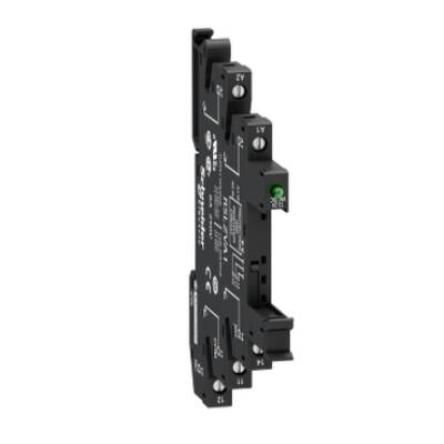 Screw socket equipped with LED and protection circuit, 12...24 V AC/DC - Schneider Electric - RSLZVA1