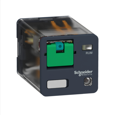 universal plug-in relay - Zelio RUM - 2 C/O - 24 V DC - 10 A - with LED - Schneider Electric - RUMC22BD