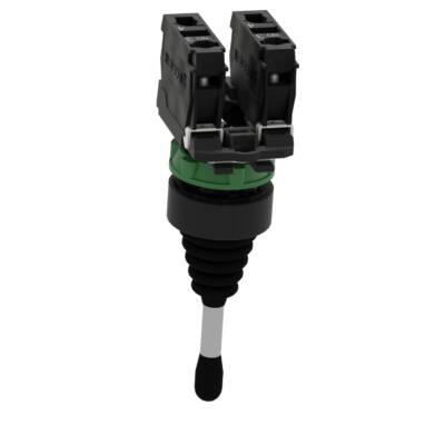 joystick controller Ø22 2-direction spring return 1NO per direction - Schneider Electric - XD5PA22