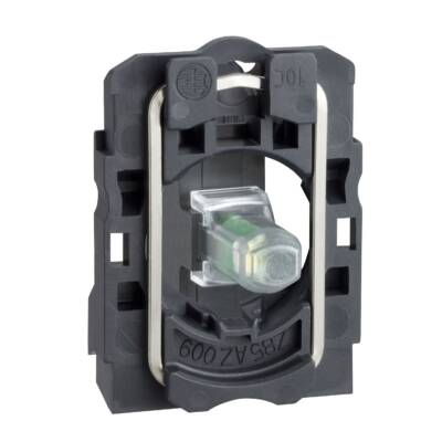 blue flashing light block with body/fixing collar integral LED 24V - Schneider Electric - ZB5AV18B6