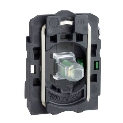 red light block with body/fixing collar with integral LED 24V 1NO - Schneider Electric - ZB5AW0B41