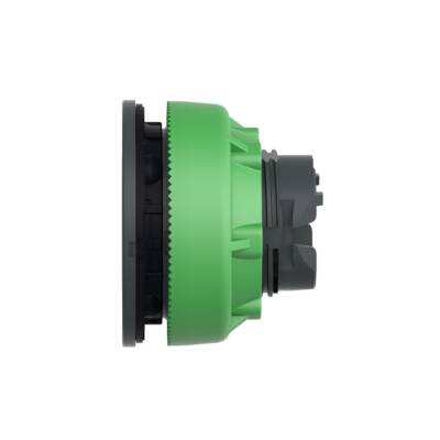 Head for illuminated push button, Harmony XB5, antimicrobial, plastic, red, 30mm, universal LED, plain lens - Schneider Electric - ZB5FW343