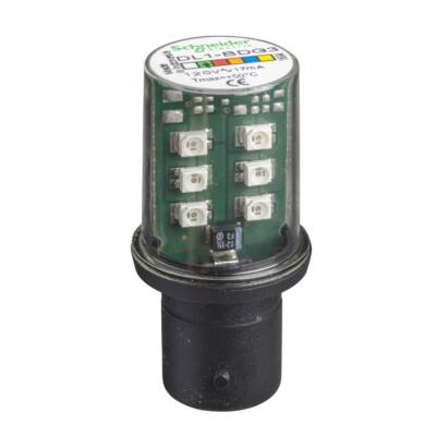 GREEN LED BA15D 120VAC - Schneider Electric - DL1BDG3